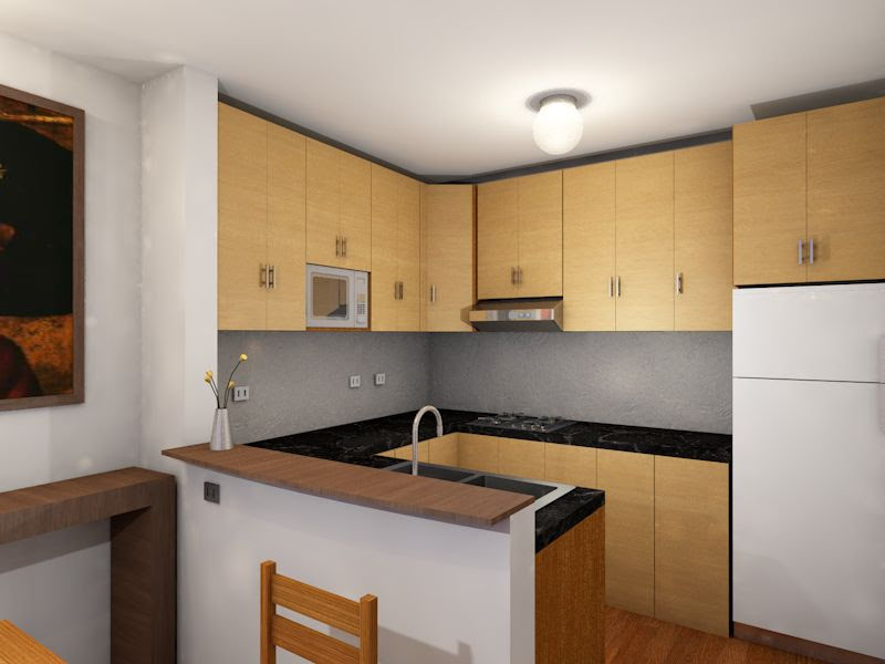 Remodelación de cocina y escalera